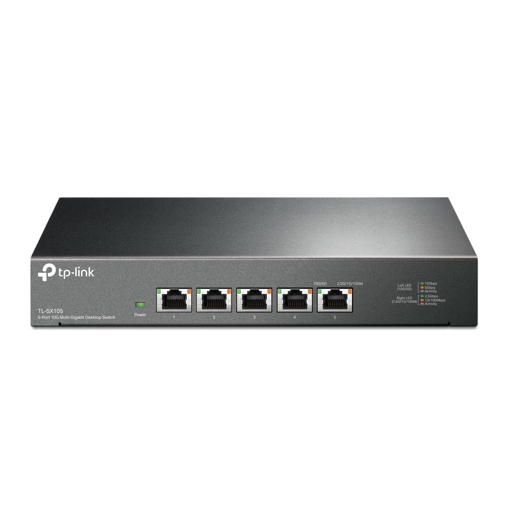 [SWITPLTL-SX105] SWITCH TP-LINK 5 PUERTOS 10Gbps Plug and Play