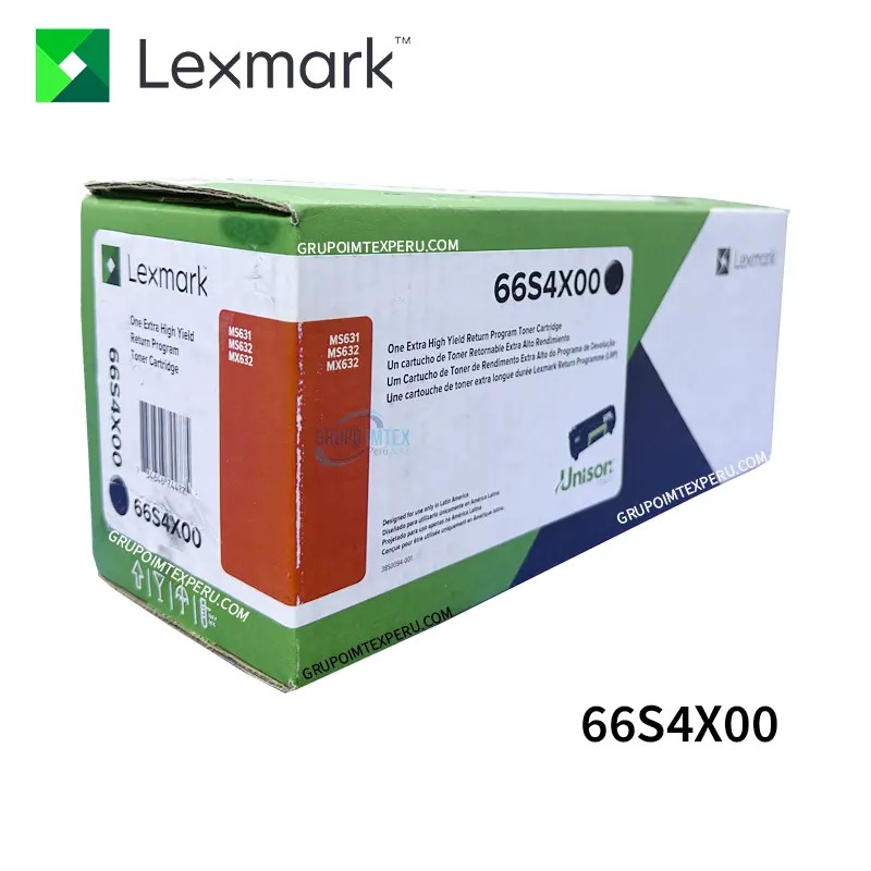 [SUMLEX66S4X00] TONER NEGRO 31K MS631 MS632 MX632