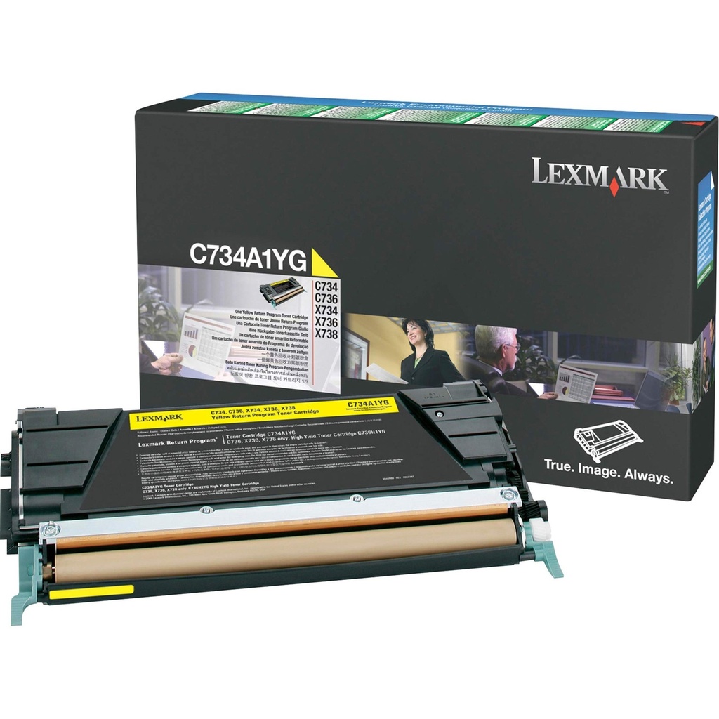 [SUMLEXC734A1YG] TONER LEXMARK C734A1YG