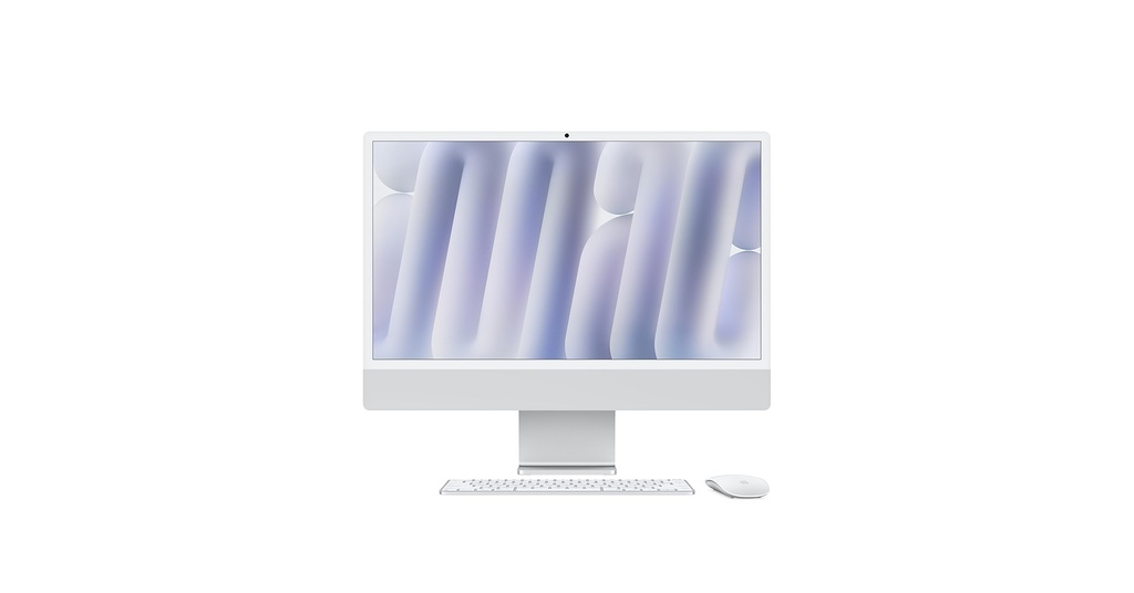COP. APPLE iMAC AIO M4 10C-CPU 10C-GPU-16C-NEUT- 24GB RAM 1TB-SSD 24Inch BT WIFI CAM. IOS Silver