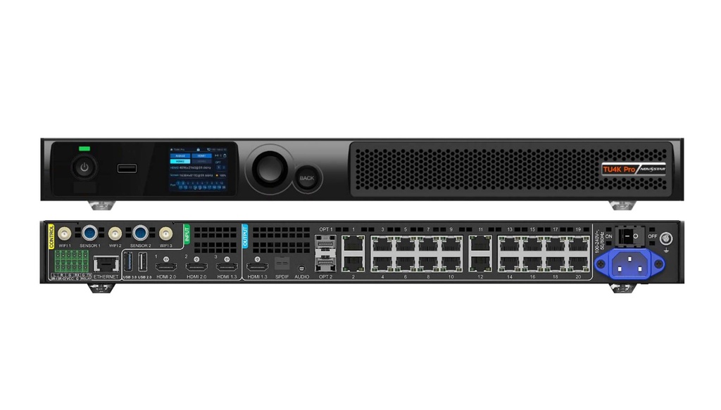 [MPLNOVTU4K-PRO] MULTIMEDIA PLAYER NOVASTAR Taurus TU4K Pro Black