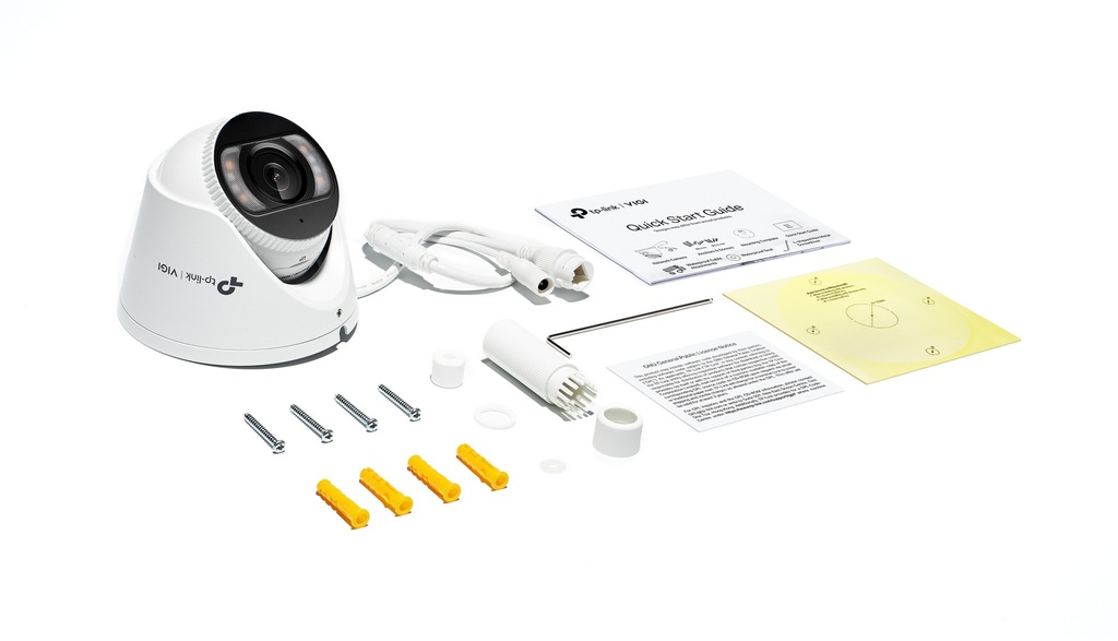 [CAMTPLINSIGS455] CAMARA TP-LINK VIGI INSIGHT 455 TIPO TORRETA 2.8MM INT-EXT 5MP VIS. NOCT. COLOR IP67 ENET POE DC12V
