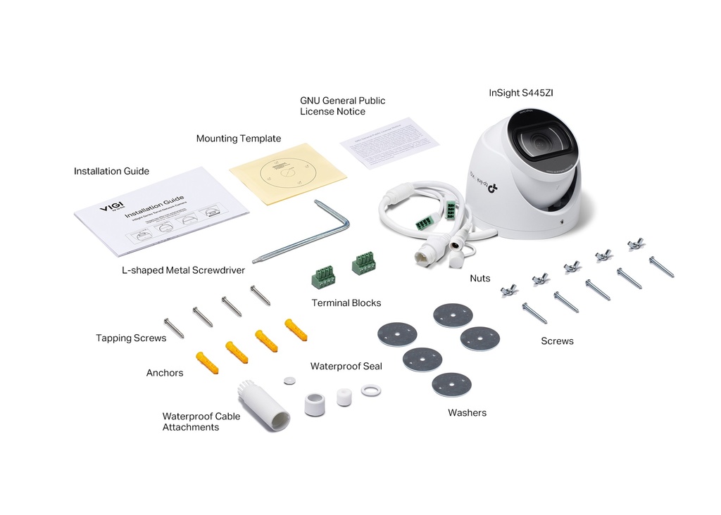 [CAMTPLINSS445ZI] CAMARA TP-LINK VIGI INSIGTH S445ZI TIPO TORRETA 2.8MM INT-EXT 4MP VIS. NOCT. IP67 ENET POE DC12V