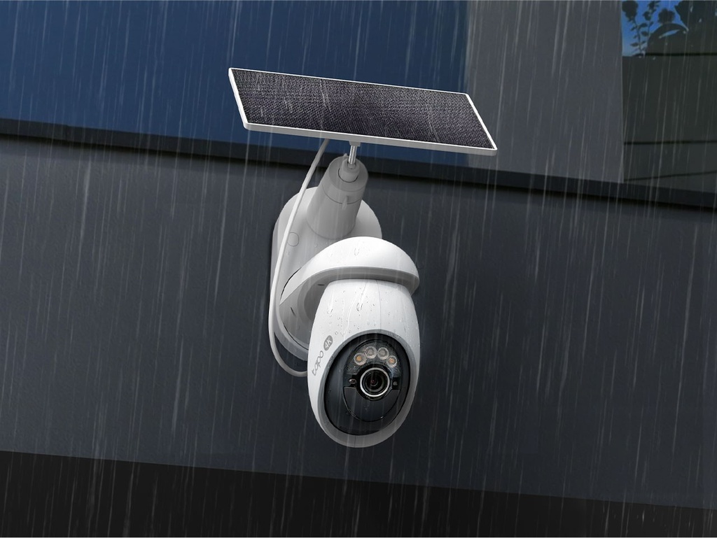 [CAMTPLTAPOC660K] CAMARA TP-LINK TAPO C660 KIT TIPO PT PANEL SOLAR EXT 8MP VIS. 360° VIS NOCT WI-FI BIDIREC 512GB