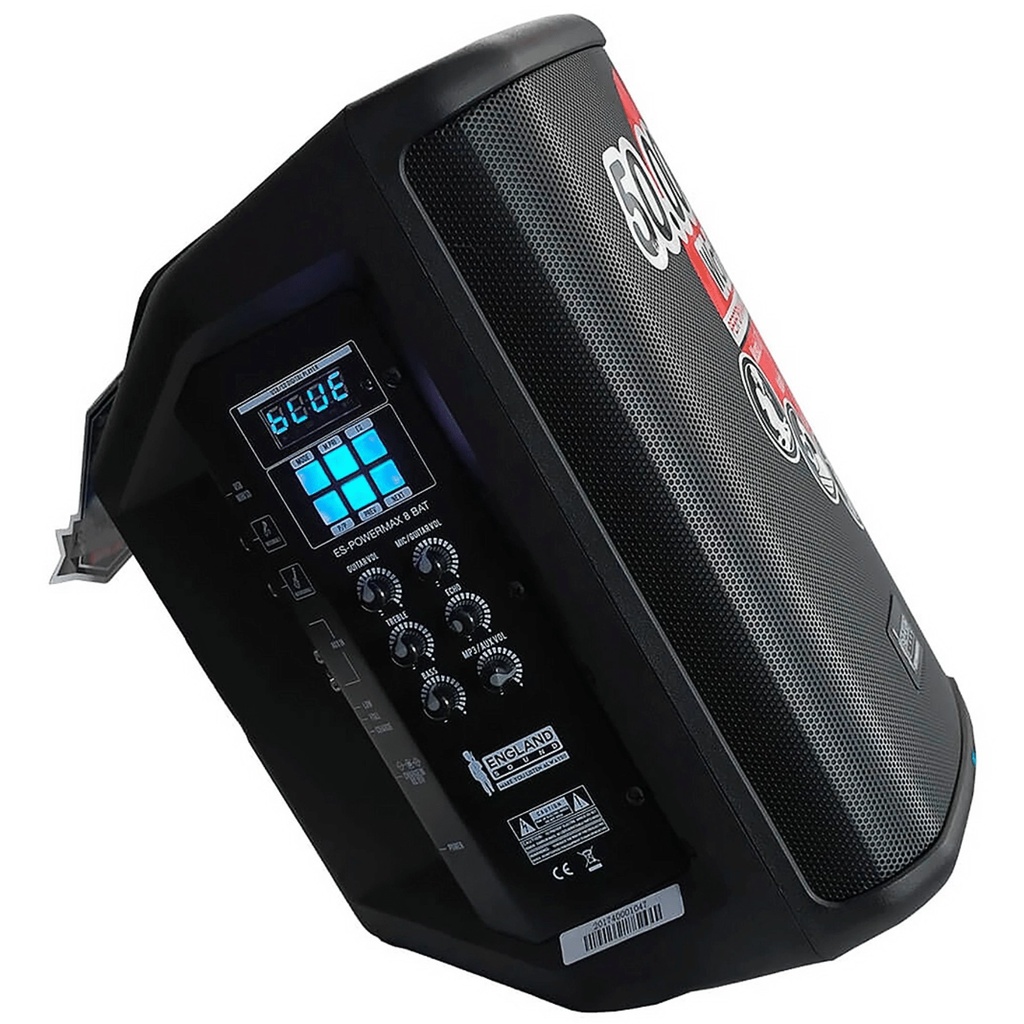 [PARENGESPOWMA8B] PARLANTE ENGLAND SOUND ES-POWERMAX 8-BAT 8INC. BT5.0 BLACK