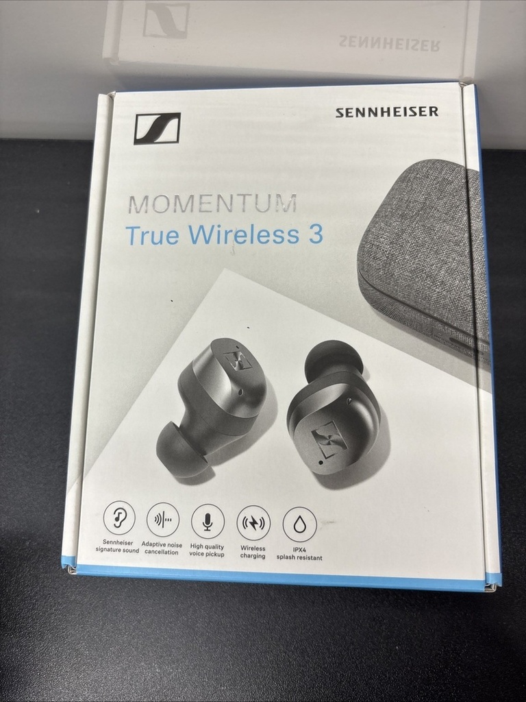 HEADPHONES SENNHEISER MOMENTUM TRUE WIRELESS 3 NOISE-CANCELING IN-EAR GRAPHITE WITH BOX