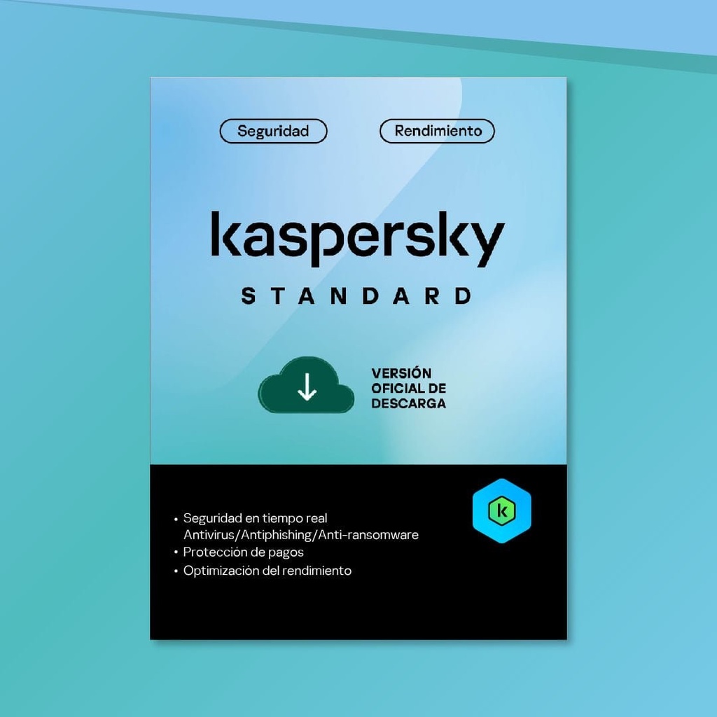 [KL1041DDAFS-INV] KASPERSKY STANDARD / 1 DISPOSITIVO / 1AÑO / BASE