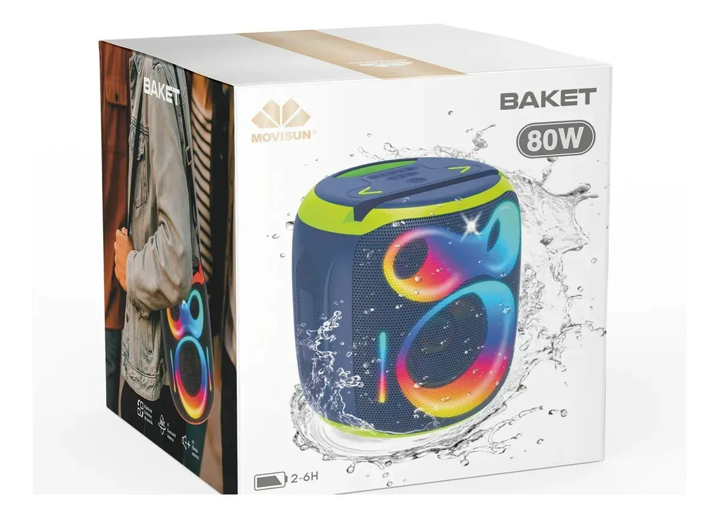 PARLANTE BAKET AZUL MOVISUN