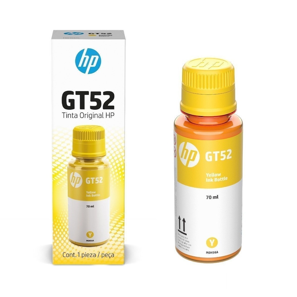 [M0H56AL.] HP - Botella de Tinta GT52 Amarilla