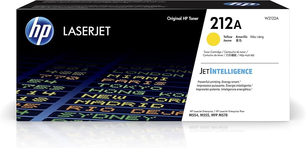 [S-W2122A] HP - Cartucho de Tóner LaserJet 212A Amarillo