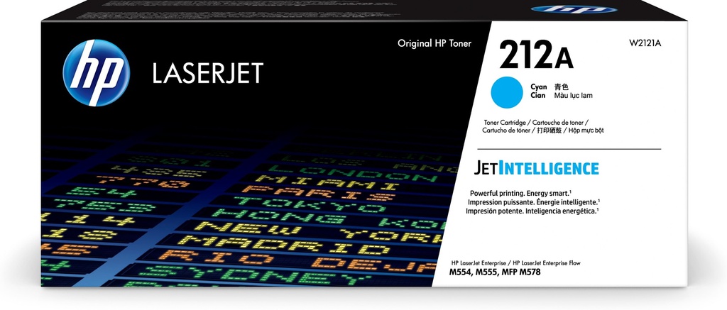 [S-W2121A] HP - Cartucho de Tóner LaserJet 212A CYAN