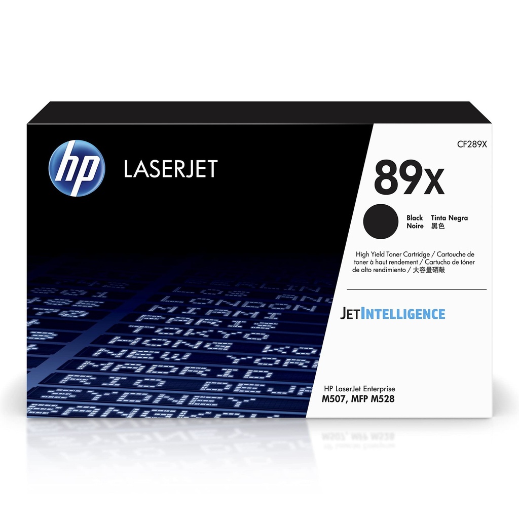 HP - Cartucho de Tóner LaserJet 89X Negro