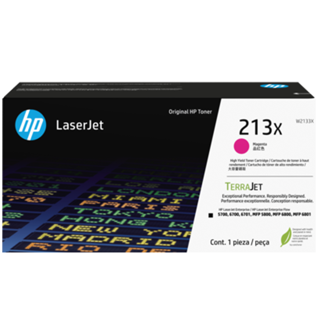 HP 213X YELLOW ORIGINAL LASERJET TONER