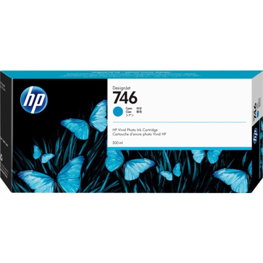 HP 746 30-ML CYAN DESIGNJET INK CARTRIDGE