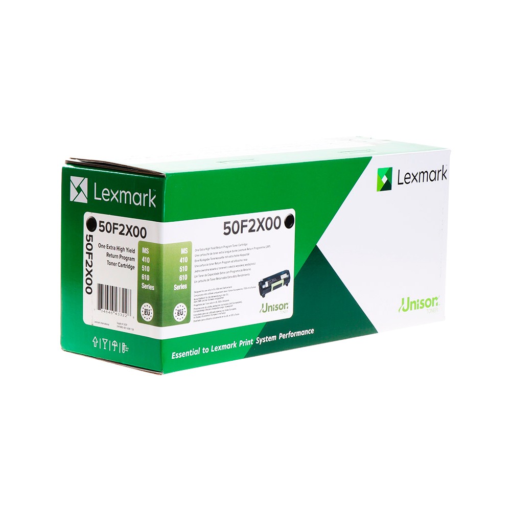 LEXMARK - Cartucho de Tóner MS510/MS610 Negro
