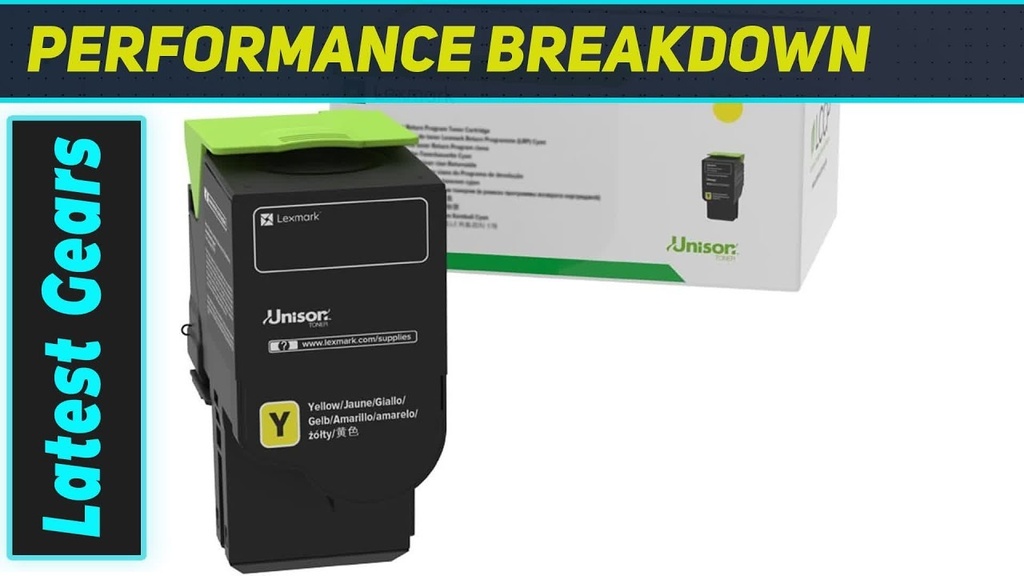 LEXMARK CS92-xCX92x CART Alto rend. amarillo