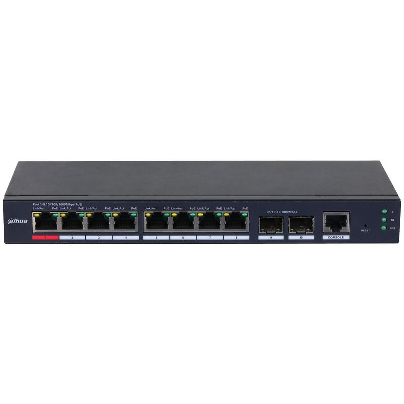 [DH-CS4210-8GT-110] DAHUA switch PoE Gigabit administrable
