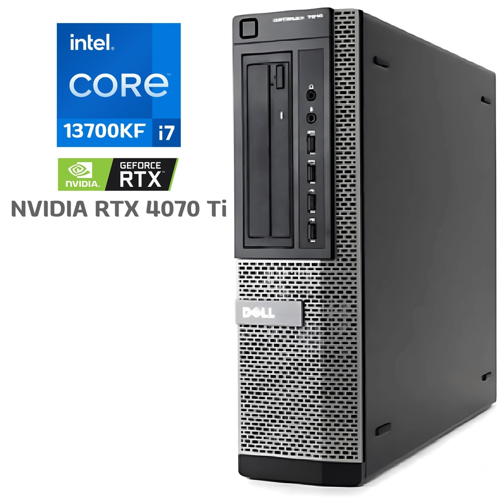 [AR15_I7161SSD1T4070TIWW11] Dell - Desktop - Intel Core i7 I7-13700KF - NVIDIA RTX 4070 Ti - Windows 11 Home