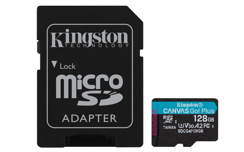Kingston - Flash memory card - miniSDHC - V30 Card + Adapter