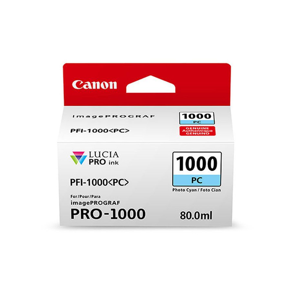 [0550C003AB] TINTA PFI-1000 FOTO CYAN 80ML IMAGEPROGRAF PRO-1000