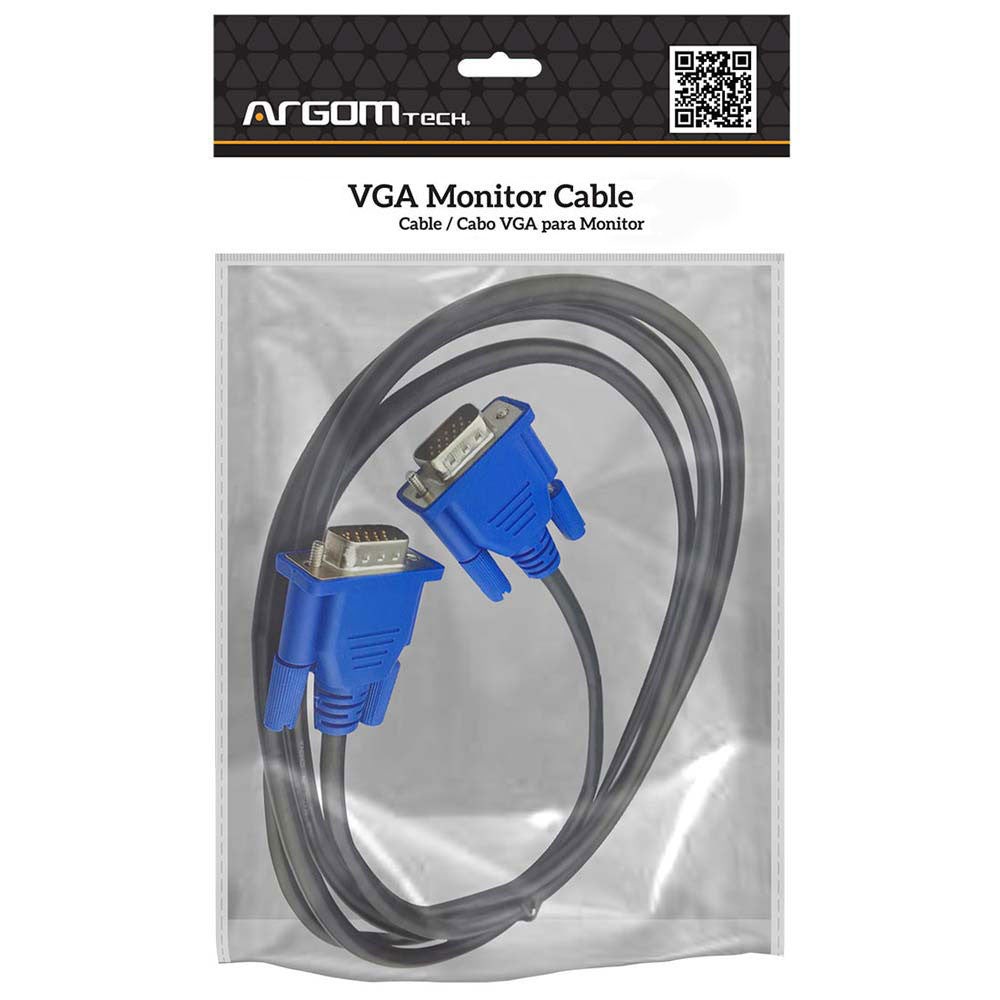 [CABARGARGCB0077] CABLE ARGOM CB-0077 VGA 3MTS MALE TO MALE