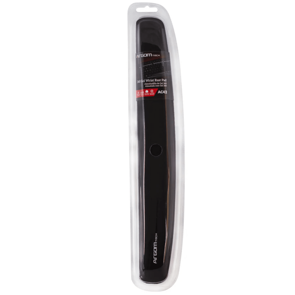 ALMOHADILLA REPOSA-MUNECAS ARGOM DE GEL 360 NEGRO