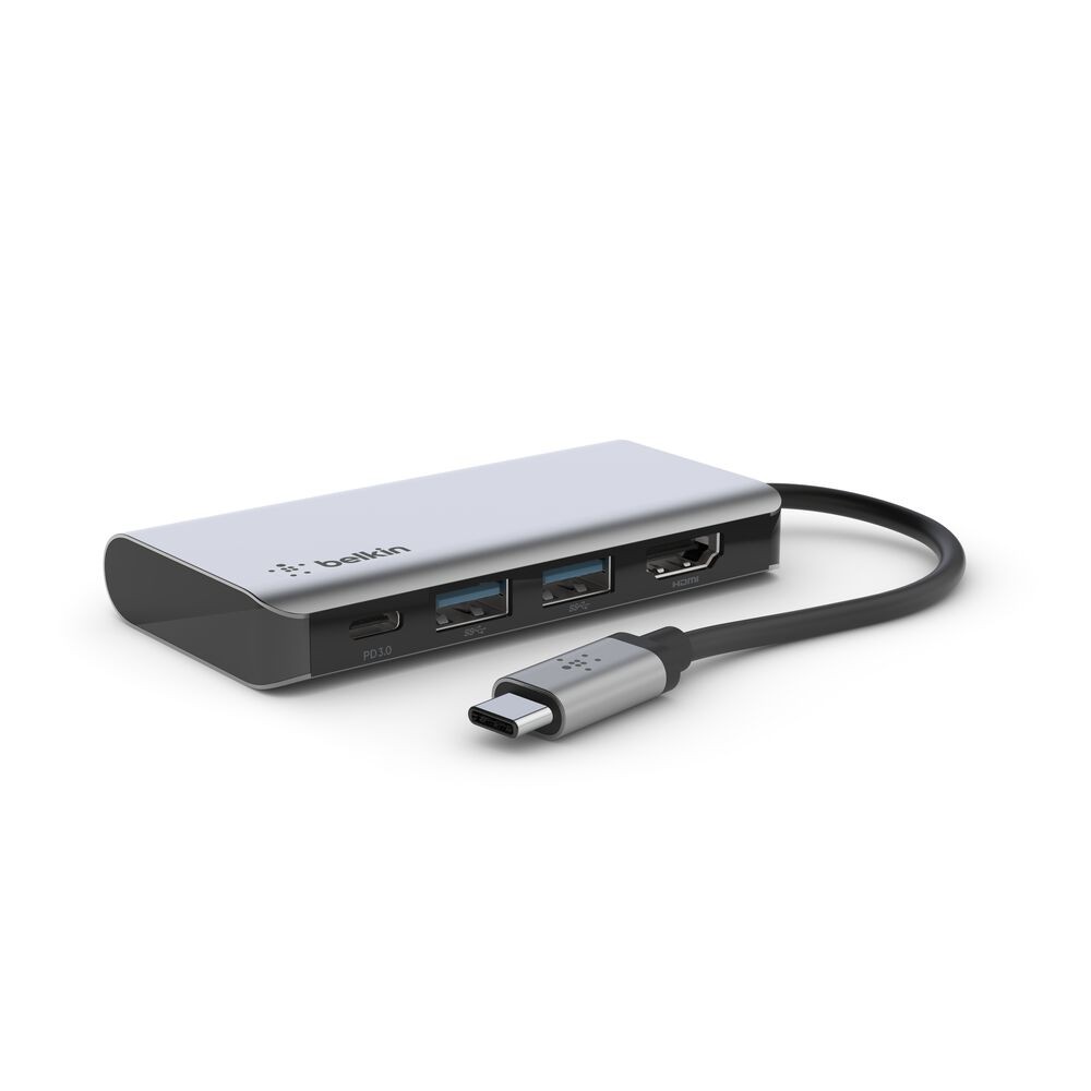Belkin CONNECT 4-in-1 - Hub adaptador multipuertos - USB-C - HDMI
