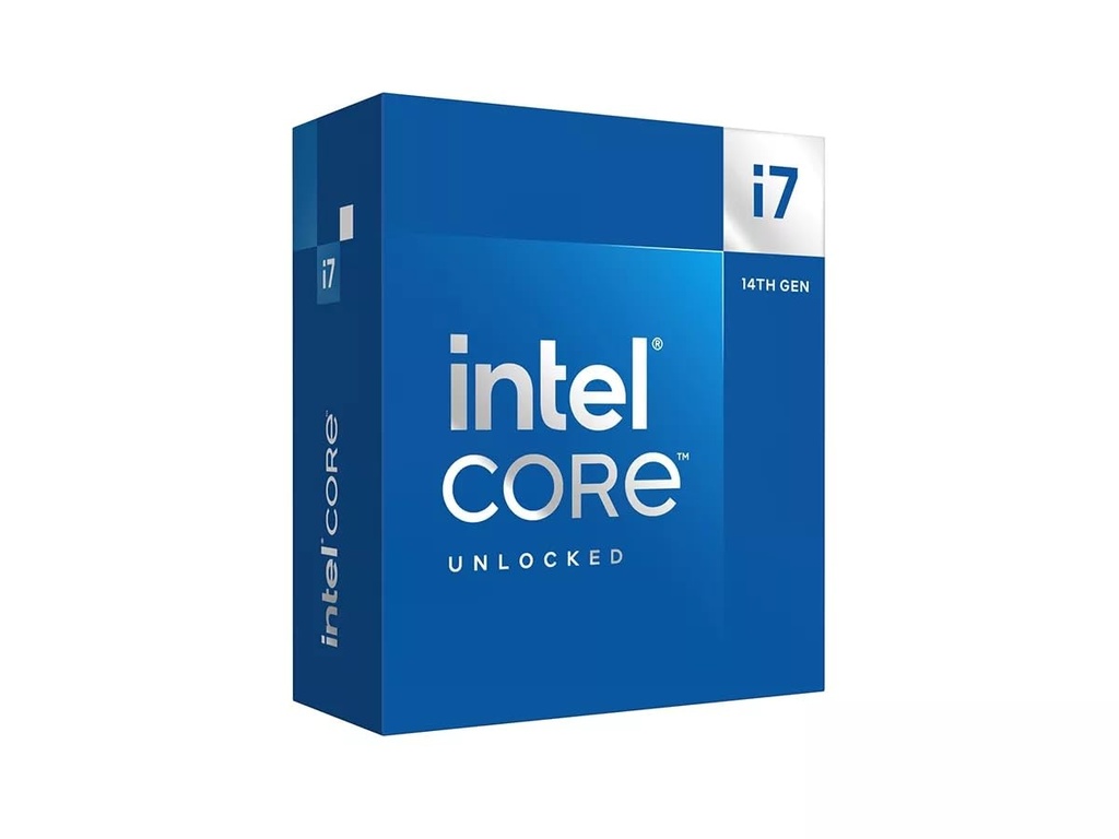 [BX8071514700K] Intel Core i7 i7-14700K - 3.4 GHz - 20 núcleos - 28 hilos - 33 MB caché - FCLGA1700 Socket - Caja