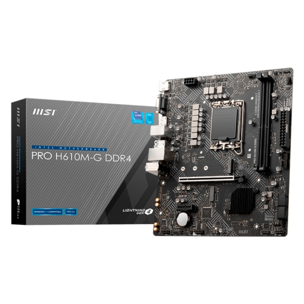 [824142357712] MSI - 824142357712 - Motherboard - Micro ATX - LGA1700 Socket - Intel H610