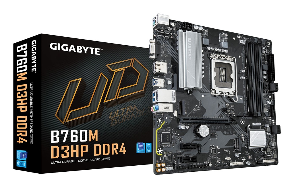 Gigabyte - Motherboard - B760M D3HP DDR4 4 DIMM Socket