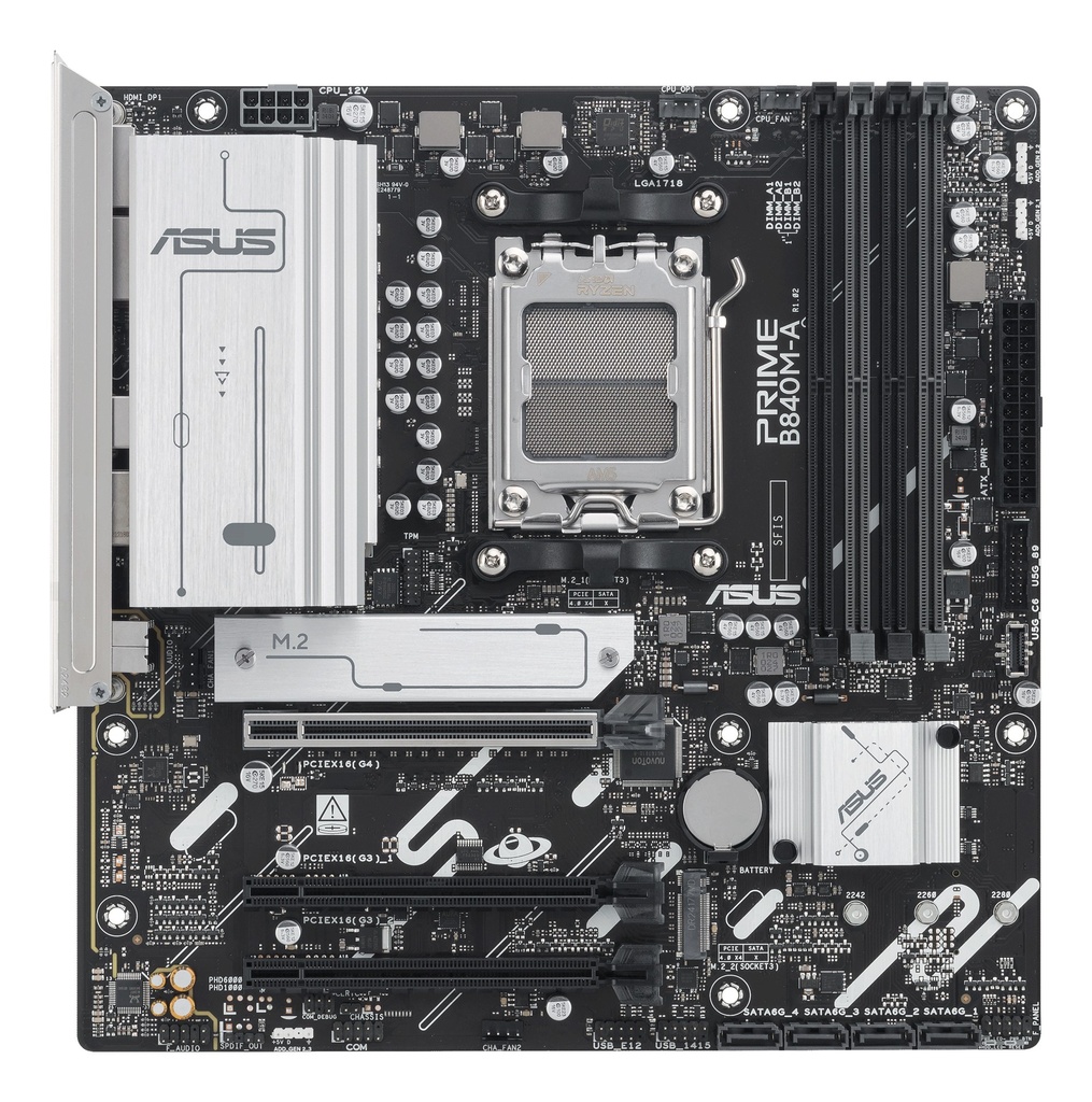 ASUS - Motherboard - Prime B840M-A AM5 DDR5 4 DIMM