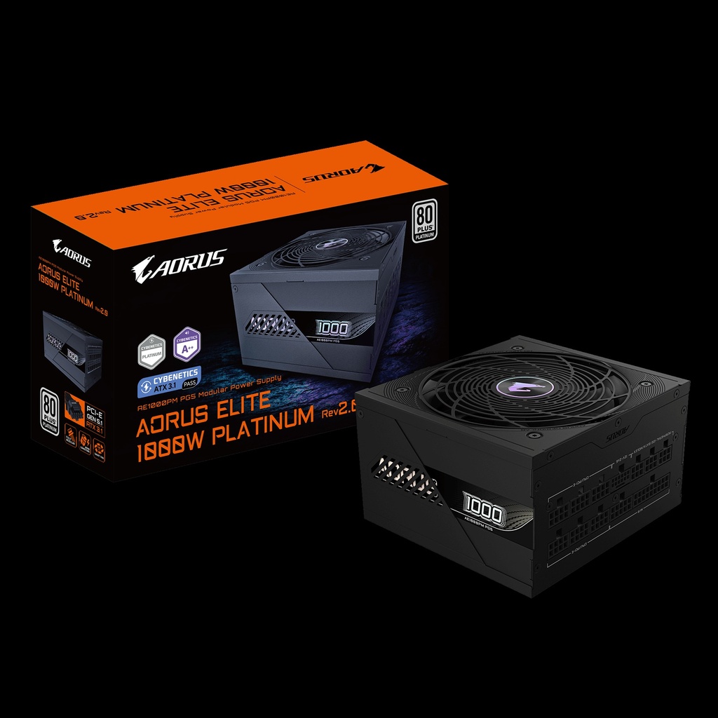 Aorus - Power supply - 1000 Watt - AC 220-240 V - GP-AE1000PM PG5 GUS1