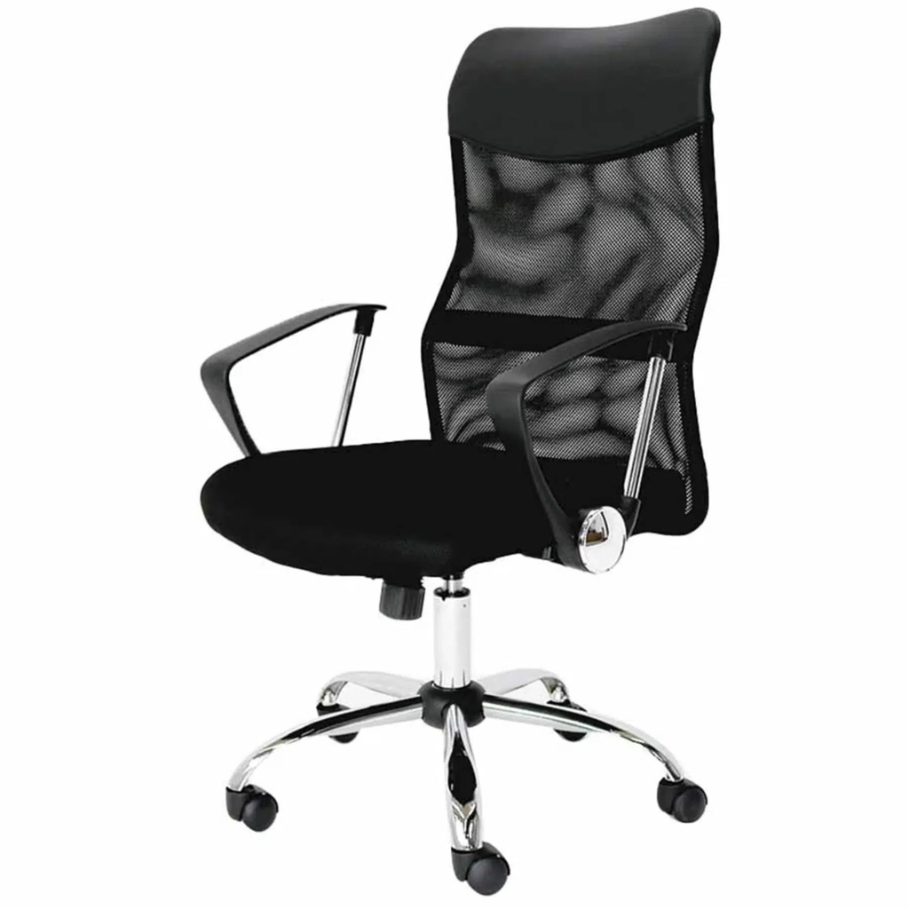 Manager Chair w/Arm Rest (Torin) - Black