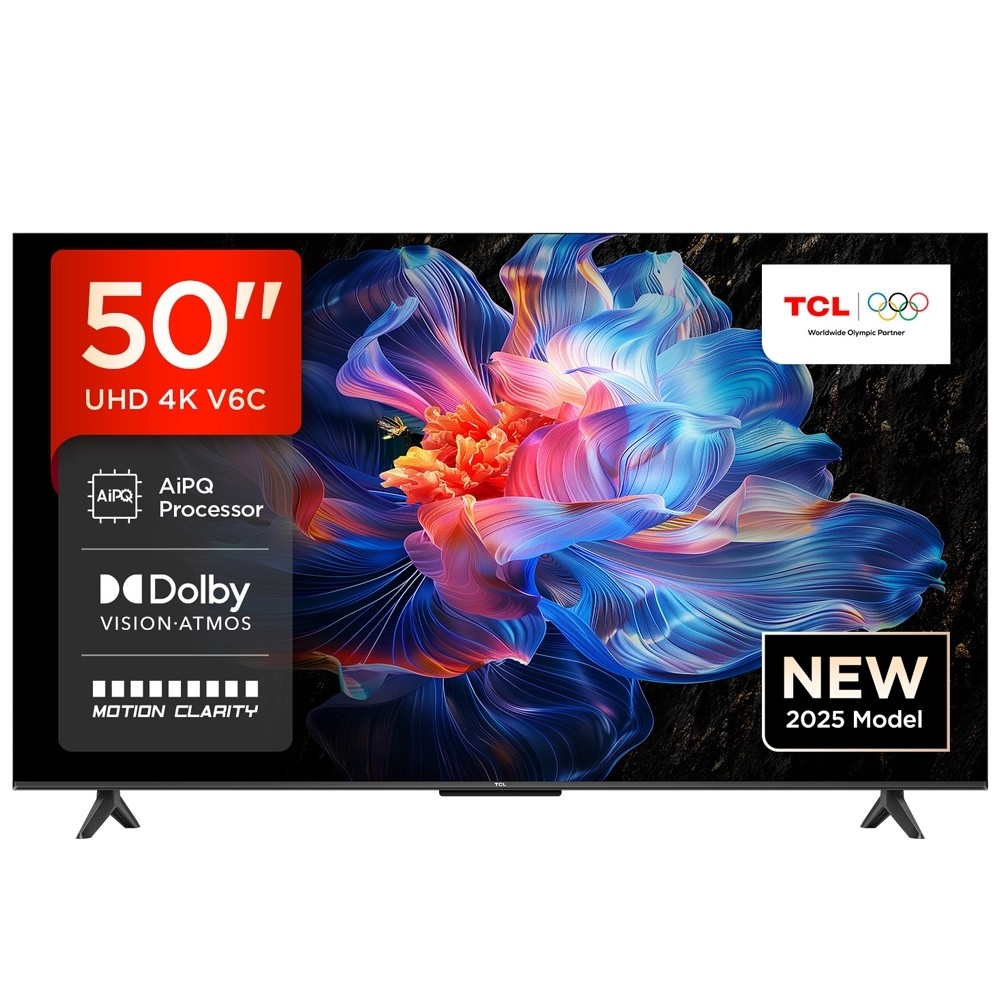 [50V6C] TCL - LED display unit - Smart TV - 50" - 4K Smart TV HDR10 Google TV
