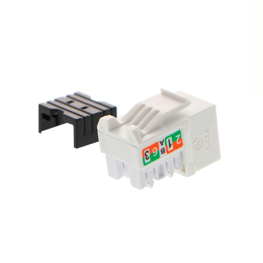 Nexxt Solutions Infrastructure - Keystone Jack - Category 6 - Cat6 Unshd KJ White