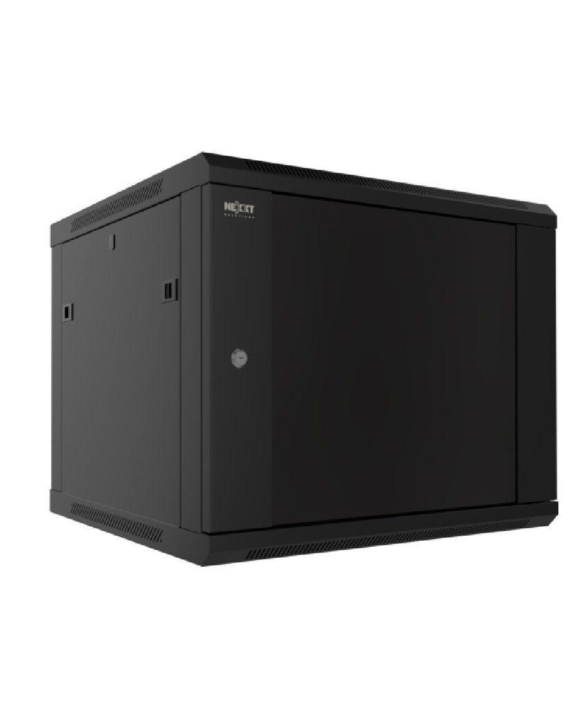 [NPC-F9U66B] Nexxt Solutions - Rack armario - instalable en pared - RAL 9005, negro barniz - 9U - 19"