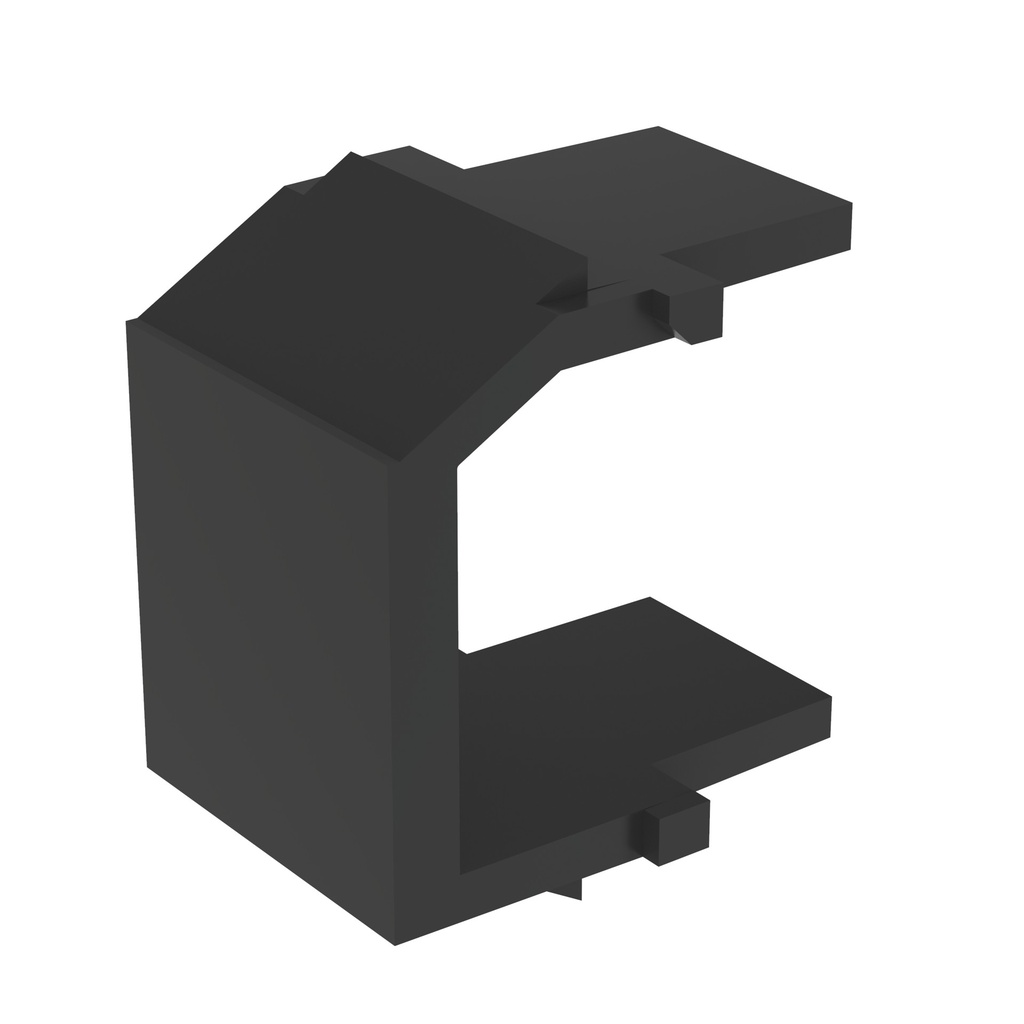 Panduit NetKey - blank module - black