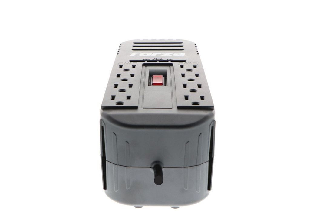 [FVR-2202] Forza Power - Forza - Regulador automático de voltaje - Externa - CA 220 V - 8 Tomas de Corriente - 2200 VA