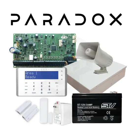 [COMBO-PA3] 1 PA-EVOHD+ +1 PA-K656 +1 PA-CAJAALARMABL +1 PA-SIRENA +1 PA-TRALARM2 +1 ST-12V-7AMP + 1 ST-L-MG401 + 1 PA-DCTXP2