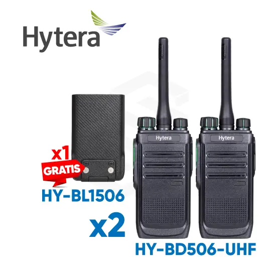 [COMBO-HY2] 2 HY-BD506-UHF-2AMP + 1 GRATIS HY-BL1506