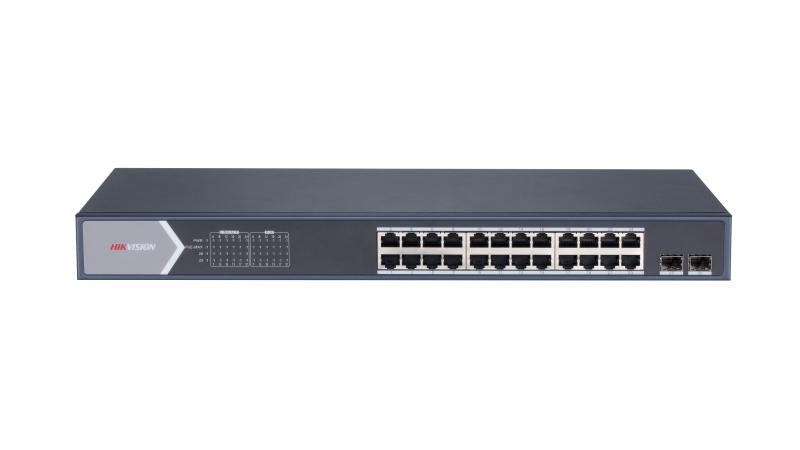 SWITCH POE 24 CH 10/100/1000MB + 2 FIBRA GIGABITE 400W
