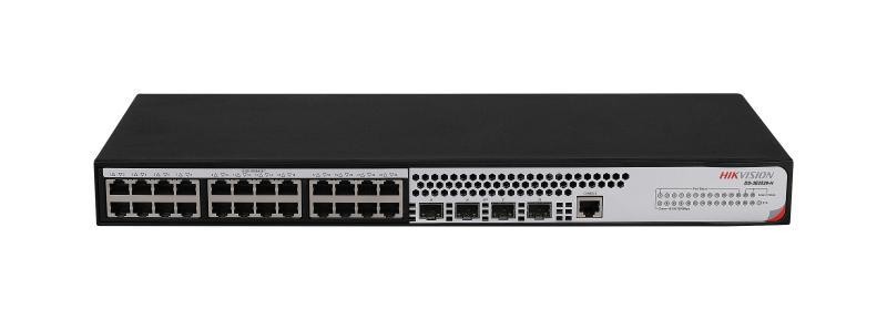 SWITCH GIGABITE 24 CH GIGABITE + 2 PUERTOS GIGABITE SFP HIKVISION