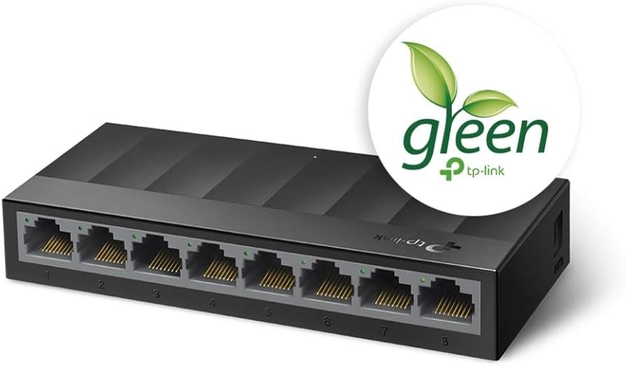 SWITCH 8 PUERTOS GIGABIT NO-ADMINISTRABLE