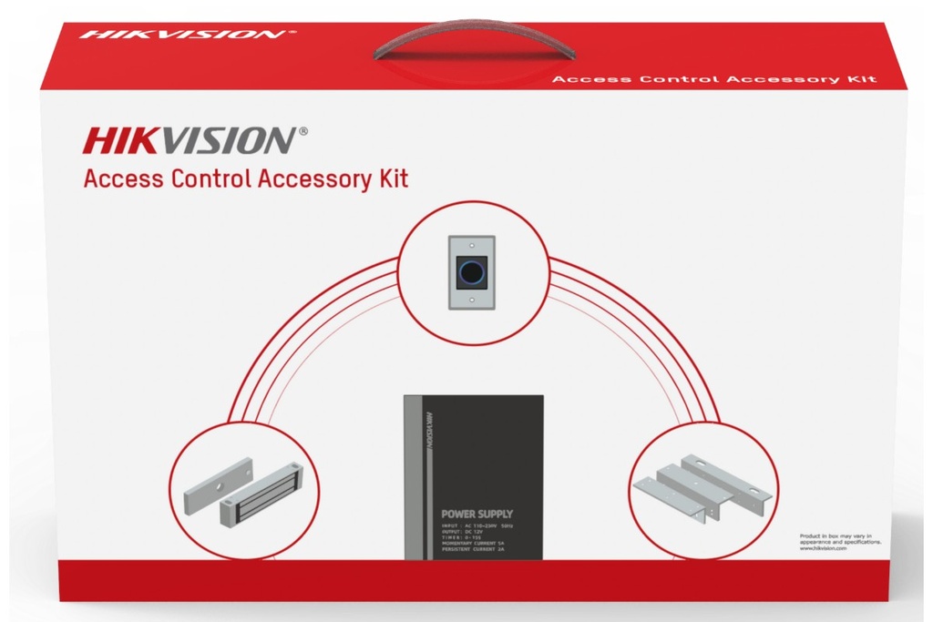 [DS-KAS-7M01] KIT DE FUENTE DE CONTROL DE ACCESO + CERRADURA 600LB + BOTON