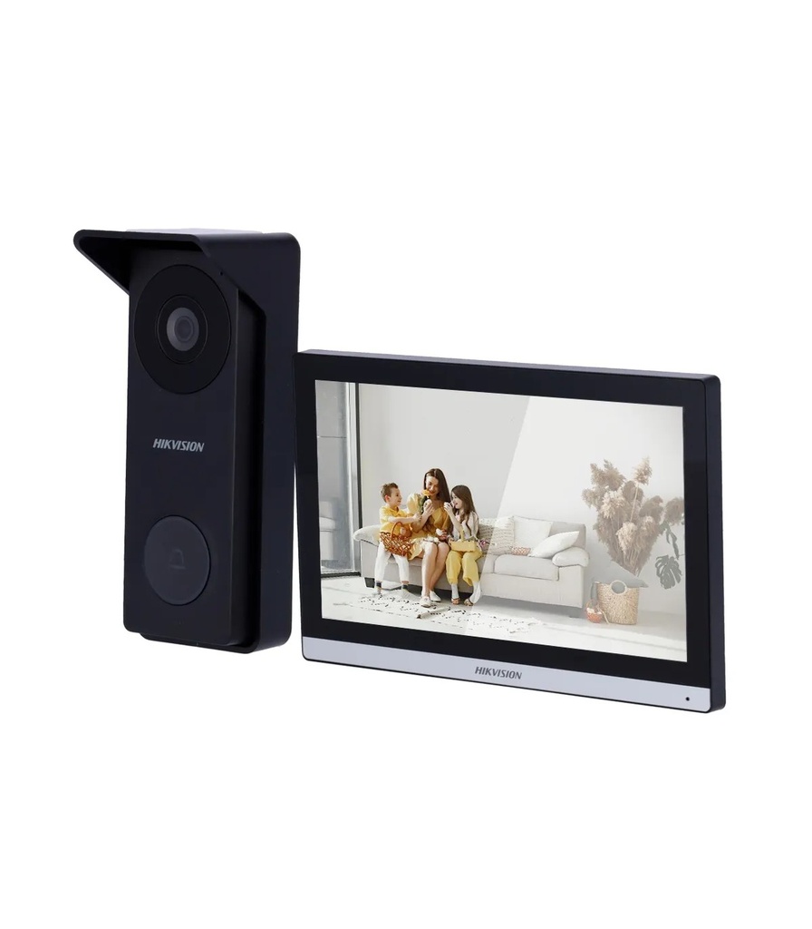 [DS-KIS313-P] KIT DE VIDEO PORTERO HIBRIDO DS-KH6352 + PANTALLA DS-KV2422-IM