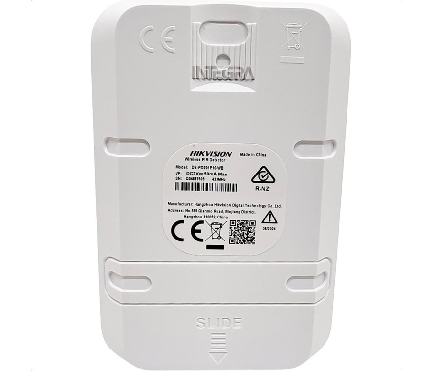 [DS-PD201P10-WB] DETECTOR DE MOVIMIENTO INALAMBRICO HIKVISION