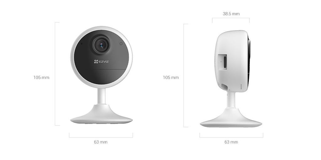 CB1 1080P CAMARA INTERIOR IP CON BATERIA EZVIZ 2MP L 2,8MM