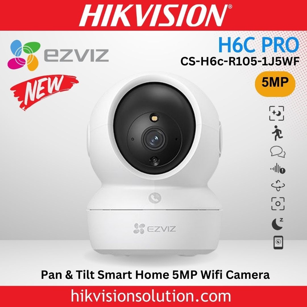 H6C 5MP CAMARA IP PANTILT INTERIOR L 4MM