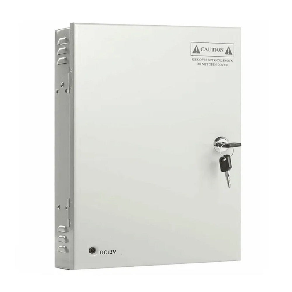 FUENTE REGULADA PARA 18 CAMARAS 110V/ 12 VDC 20 AMP