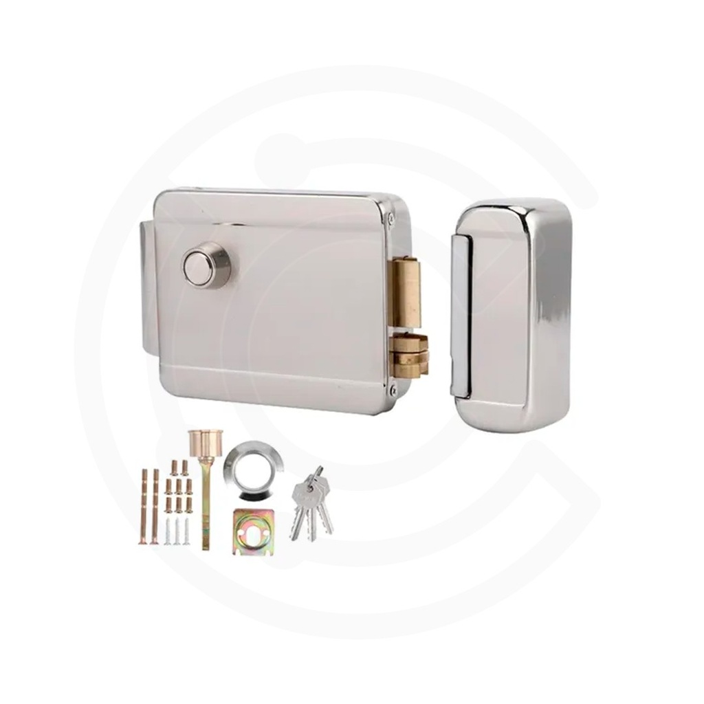[ZK-C-LL-01] CHAPA ELECTRICA 12VDC CON BOTON
